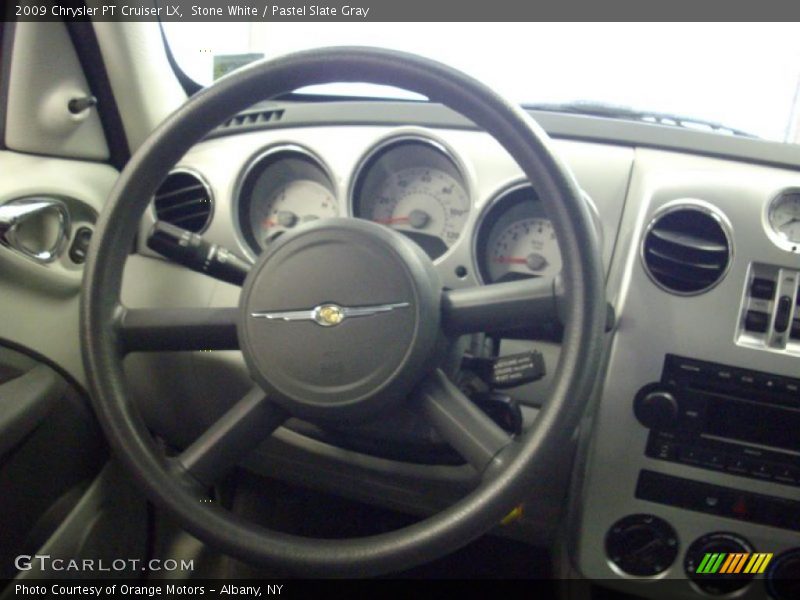 Stone White / Pastel Slate Gray 2009 Chrysler PT Cruiser LX
