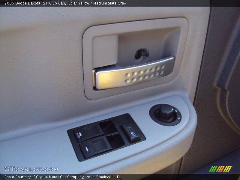 Solar Yellow / Medium Slate Gray 2006 Dodge Dakota R/T Club Cab