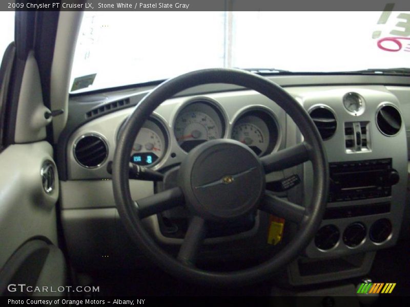 Stone White / Pastel Slate Gray 2009 Chrysler PT Cruiser LX