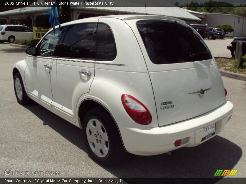 Stone White / Pastel Slate Gray 2009 Chrysler PT Cruiser LX