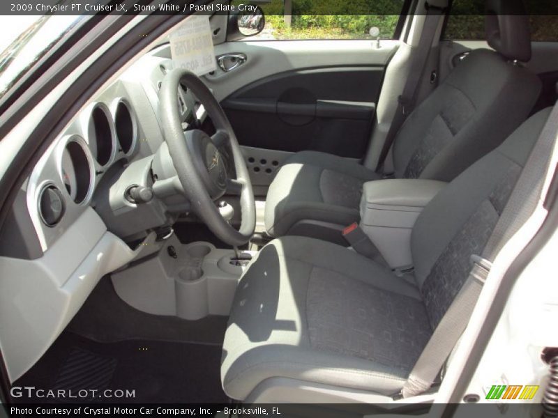 Stone White / Pastel Slate Gray 2009 Chrysler PT Cruiser LX