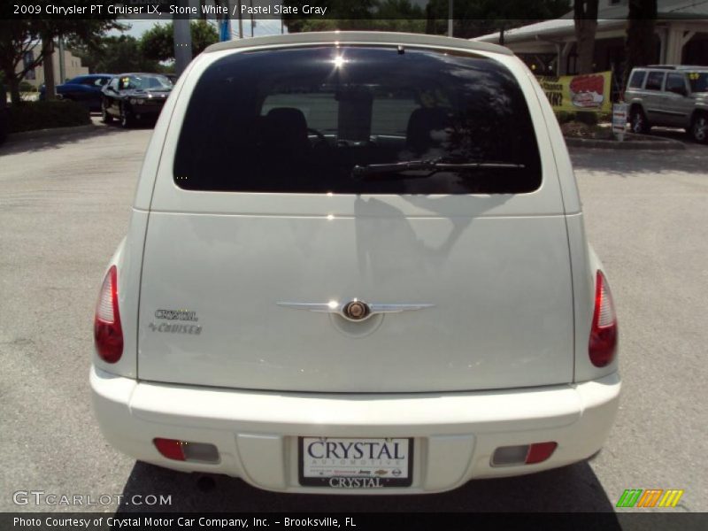 Stone White / Pastel Slate Gray 2009 Chrysler PT Cruiser LX