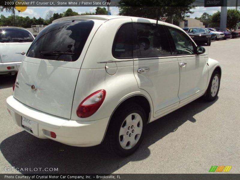 Stone White / Pastel Slate Gray 2009 Chrysler PT Cruiser LX