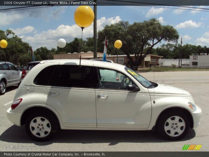 Stone White / Pastel Slate Gray 2009 Chrysler PT Cruiser LX