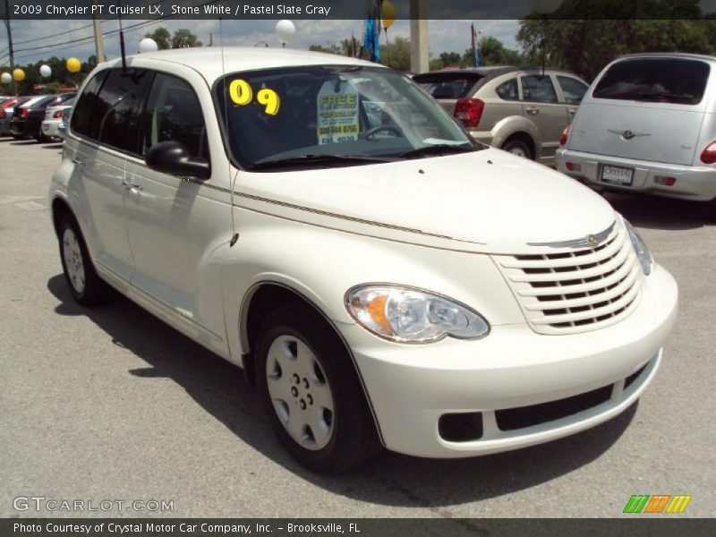 Stone White / Pastel Slate Gray 2009 Chrysler PT Cruiser LX