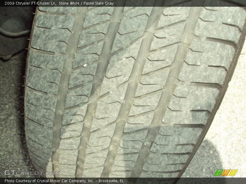 Stone White / Pastel Slate Gray 2009 Chrysler PT Cruiser LX