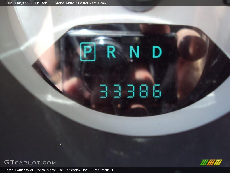 Stone White / Pastel Slate Gray 2009 Chrysler PT Cruiser LX