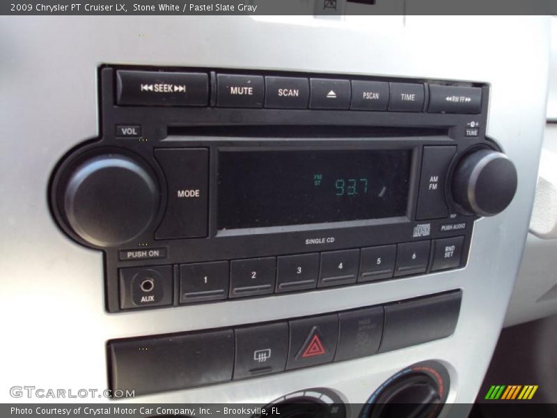 Stone White / Pastel Slate Gray 2009 Chrysler PT Cruiser LX