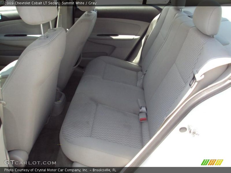 Summit White / Gray 2009 Chevrolet Cobalt LT Sedan