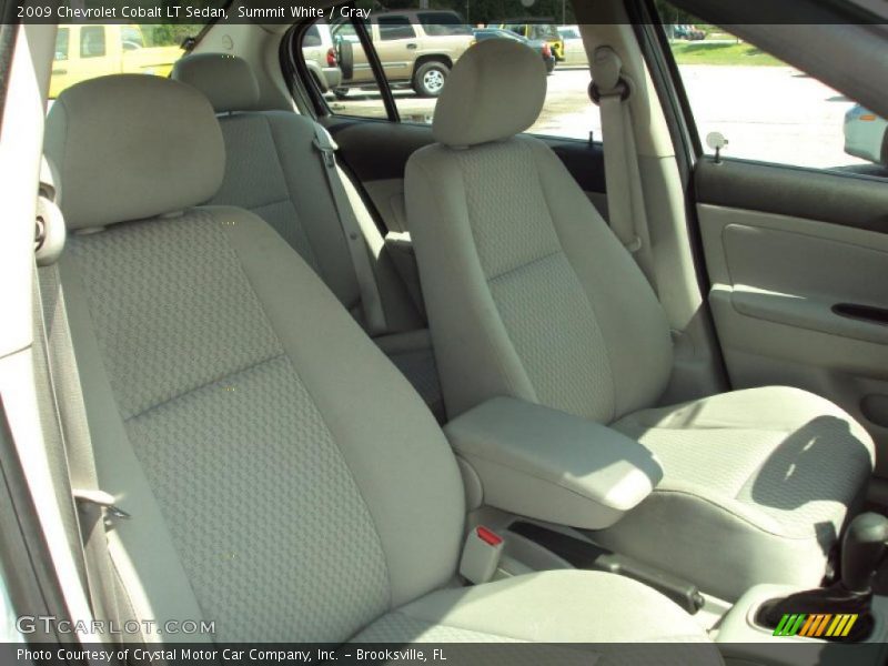 Summit White / Gray 2009 Chevrolet Cobalt LT Sedan