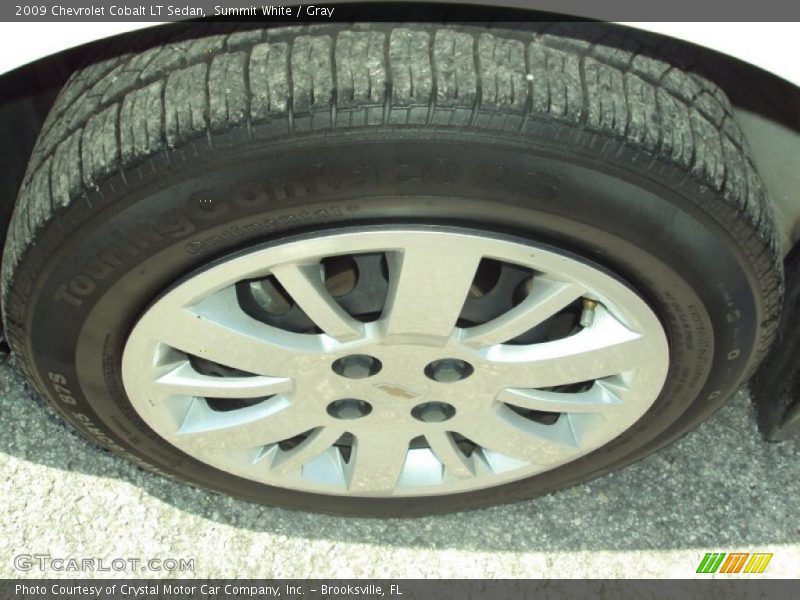Summit White / Gray 2009 Chevrolet Cobalt LT Sedan