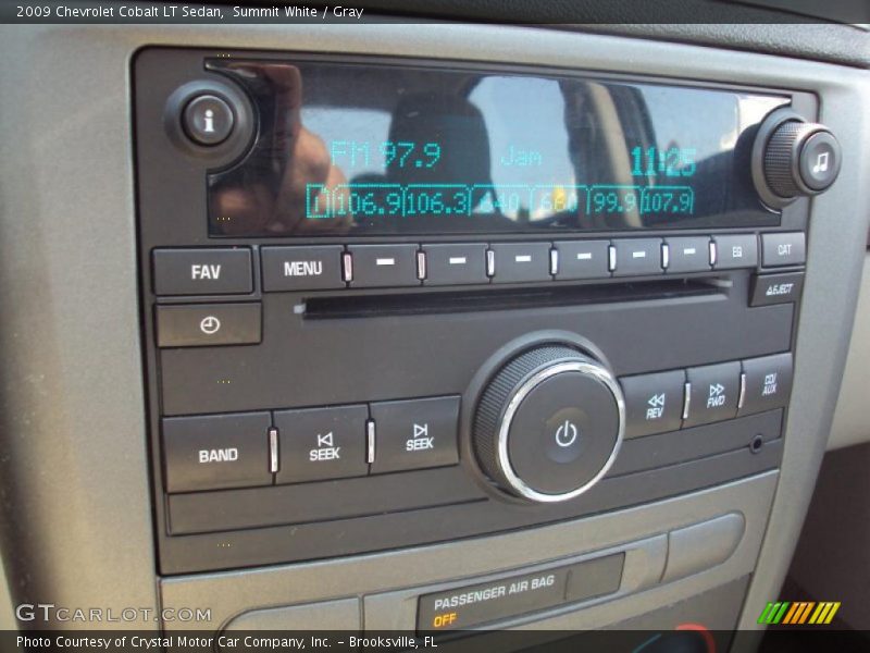 Summit White / Gray 2009 Chevrolet Cobalt LT Sedan