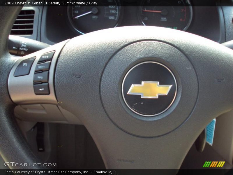 Summit White / Gray 2009 Chevrolet Cobalt LT Sedan