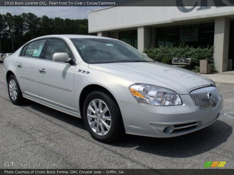 Pearl Frost Tri-Coat / Cocoa/Cashmere 2010 Buick Lucerne CXL