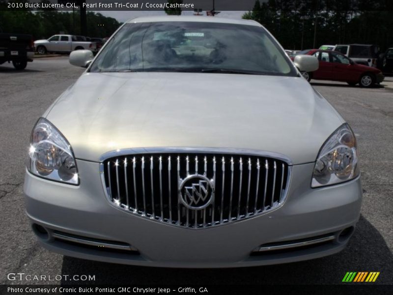 Pearl Frost Tri-Coat / Cocoa/Cashmere 2010 Buick Lucerne CXL