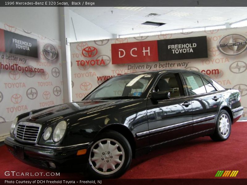 Black / Beige 1996 Mercedes-Benz E 320 Sedan