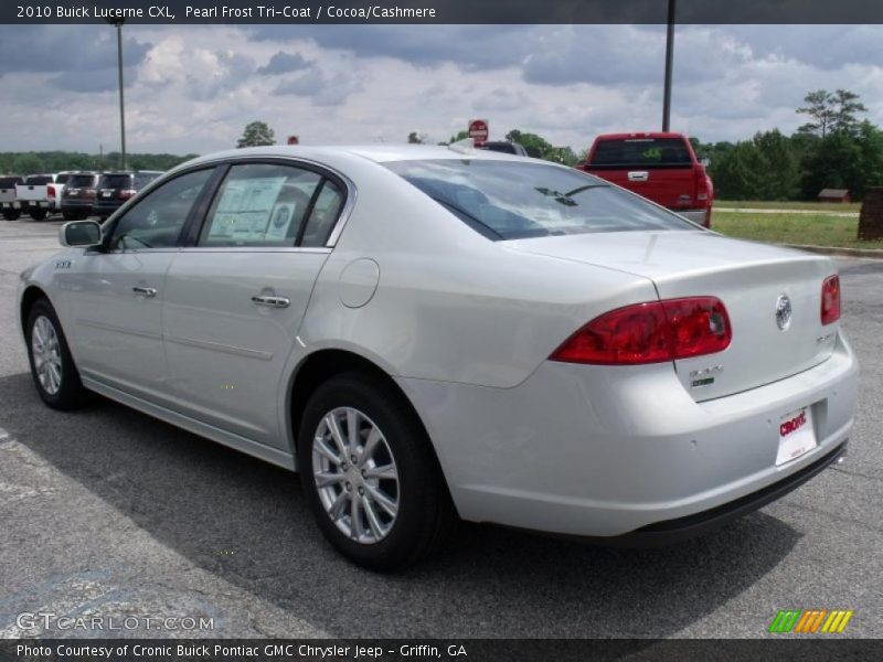 Pearl Frost Tri-Coat / Cocoa/Cashmere 2010 Buick Lucerne CXL