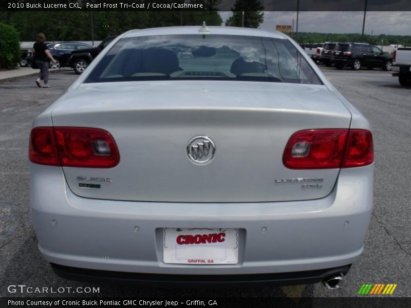 Pearl Frost Tri-Coat / Cocoa/Cashmere 2010 Buick Lucerne CXL