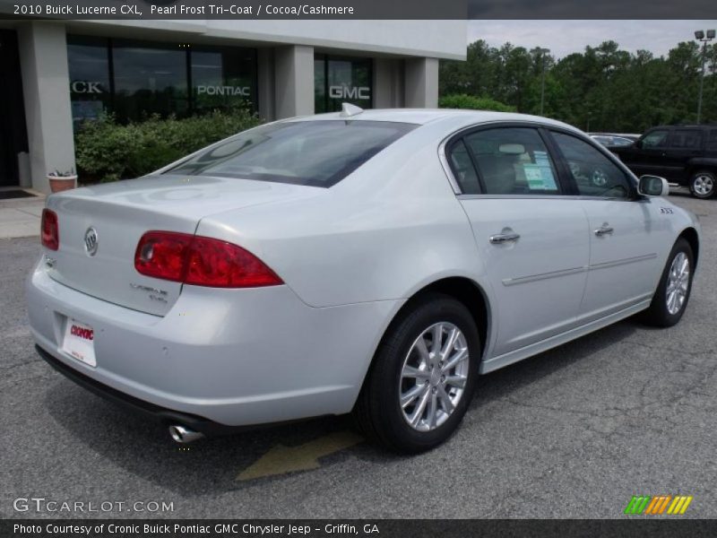 Pearl Frost Tri-Coat / Cocoa/Cashmere 2010 Buick Lucerne CXL
