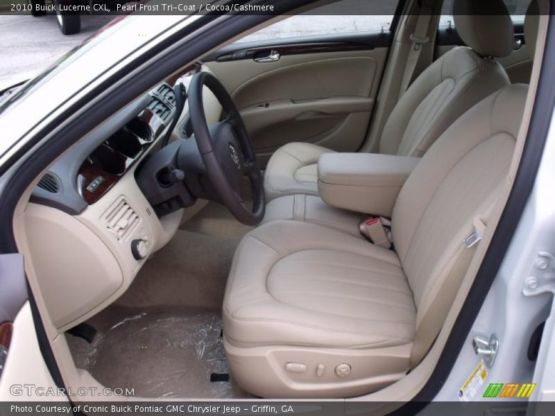 Pearl Frost Tri-Coat / Cocoa/Cashmere 2010 Buick Lucerne CXL
