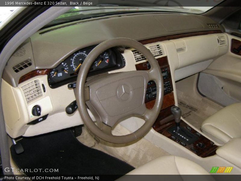 Black / Beige 1996 Mercedes-Benz E 320 Sedan