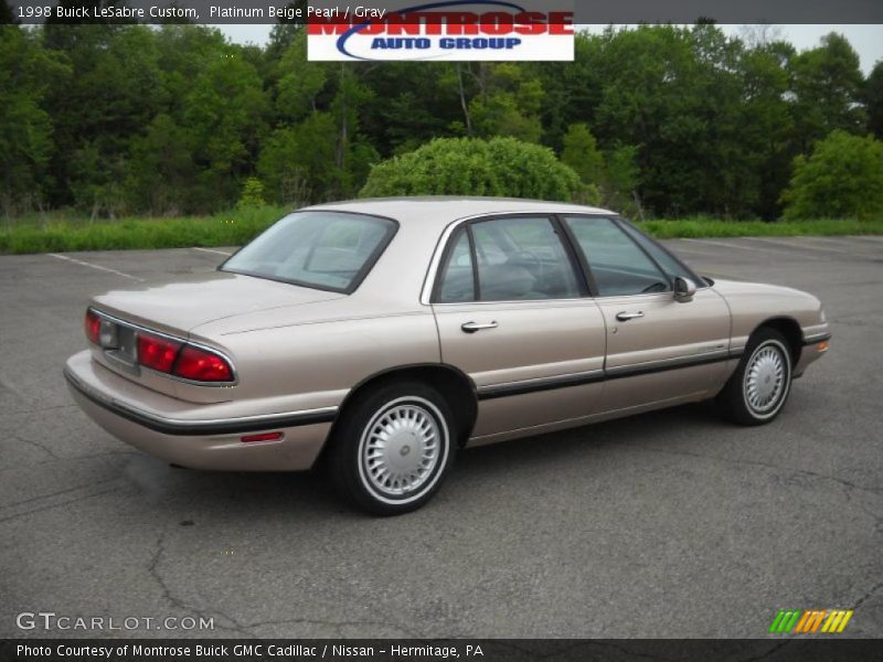 Platinum Beige Pearl / Gray 1998 Buick LeSabre Custom