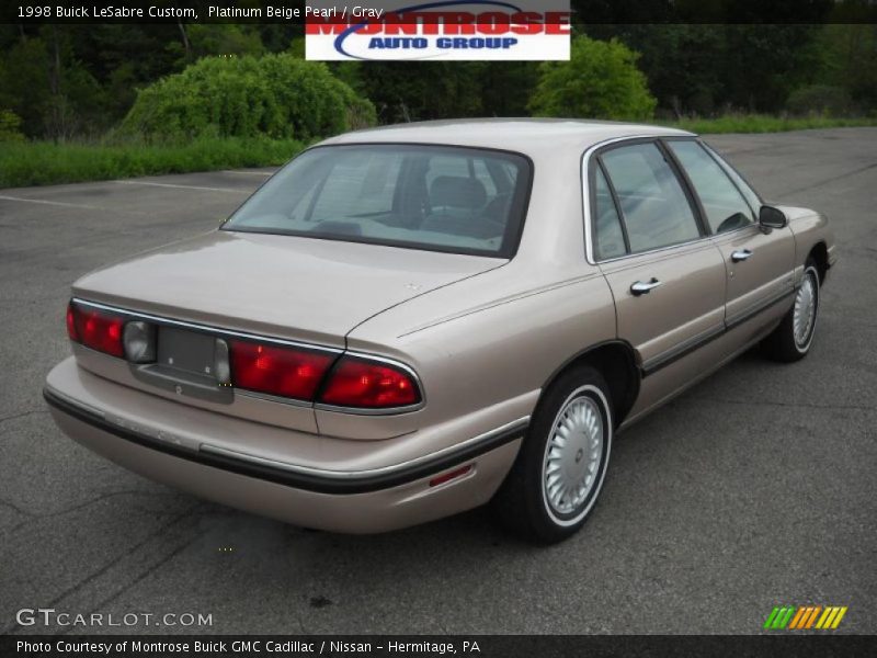 Platinum Beige Pearl / Gray 1998 Buick LeSabre Custom