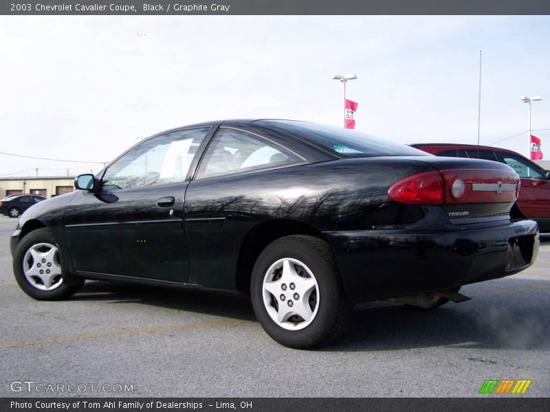 Black / Graphite Gray 2003 Chevrolet Cavalier Coupe