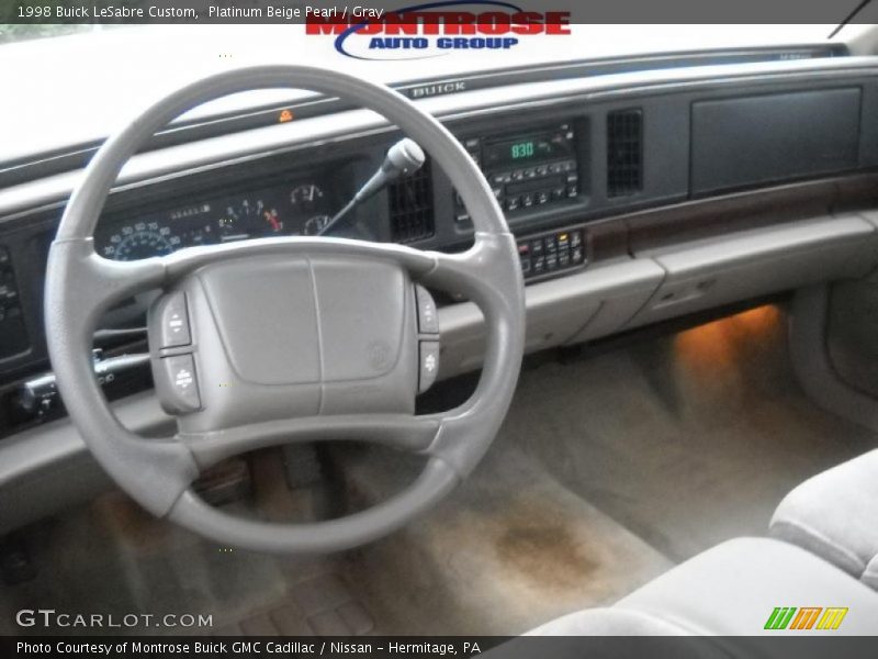 Platinum Beige Pearl / Gray 1998 Buick LeSabre Custom