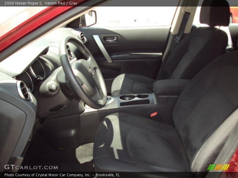 Venom Red / Gray 2009 Nissan Rogue S