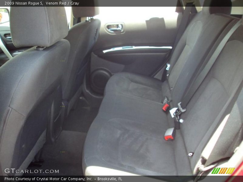 Venom Red / Gray 2009 Nissan Rogue S