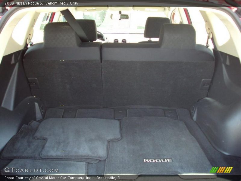 Venom Red / Gray 2009 Nissan Rogue S