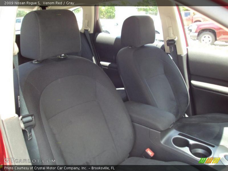 Venom Red / Gray 2009 Nissan Rogue S