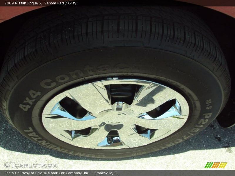 Venom Red / Gray 2009 Nissan Rogue S