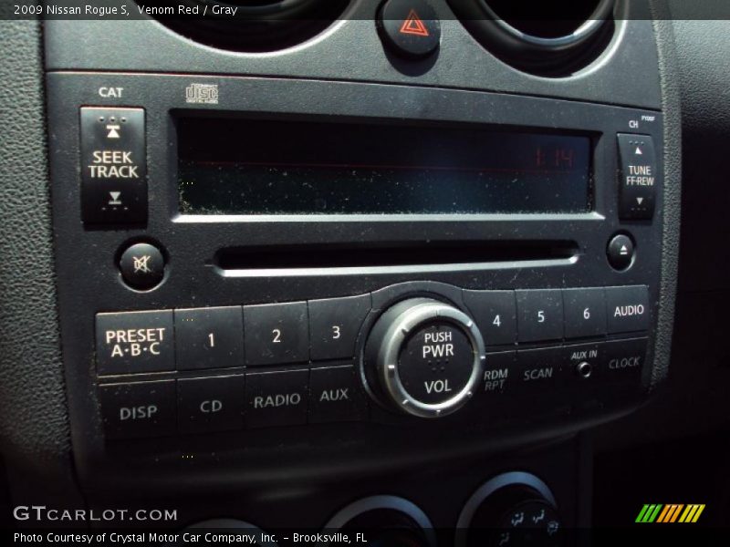 Venom Red / Gray 2009 Nissan Rogue S