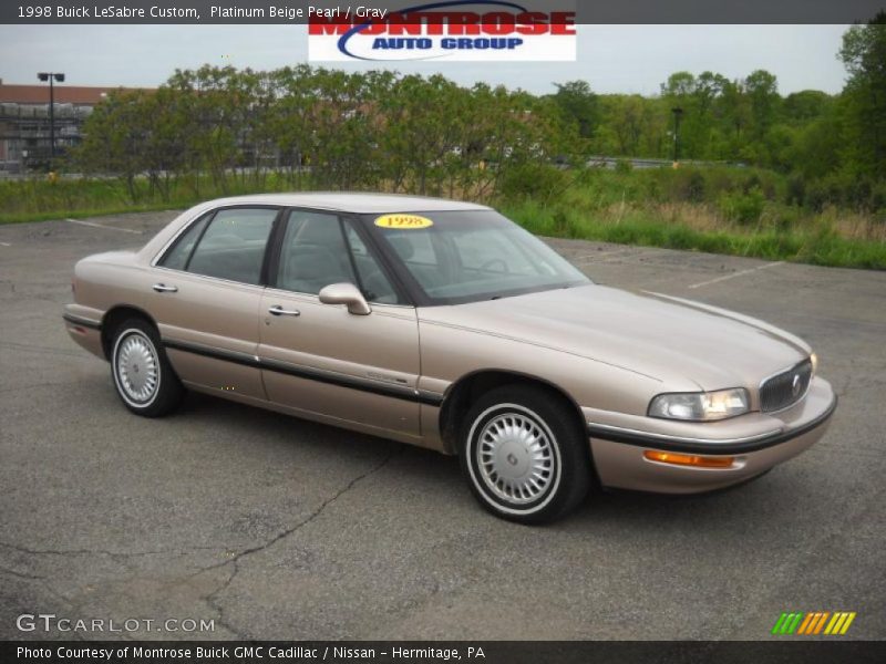 Platinum Beige Pearl / Gray 1998 Buick LeSabre Custom