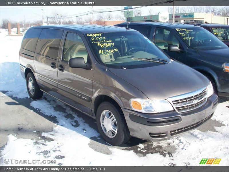 Bronzemist Metallic / Neutral 2003 Chevrolet Venture