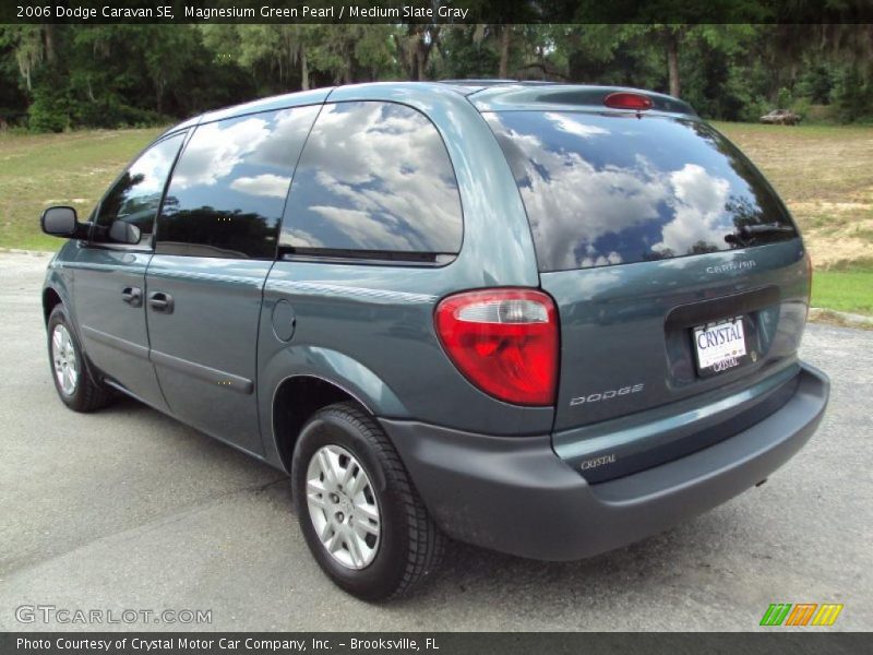 Magnesium Green Pearl / Medium Slate Gray 2006 Dodge Caravan SE