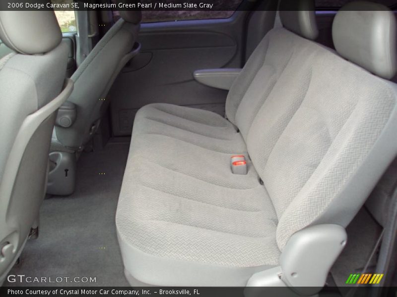 Magnesium Green Pearl / Medium Slate Gray 2006 Dodge Caravan SE