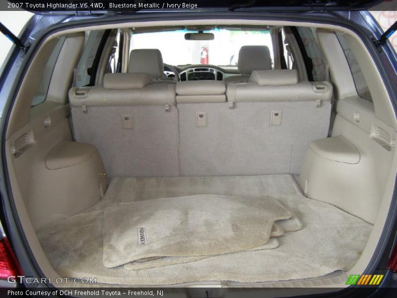 Bluestone Metallic / Ivory Beige 2007 Toyota Highlander V6 4WD