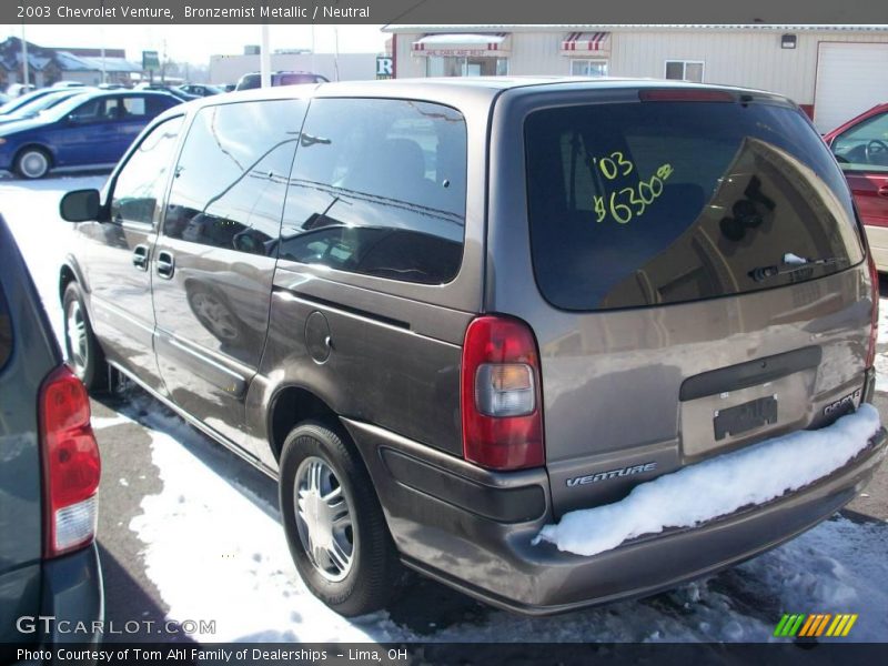 Bronzemist Metallic / Neutral 2003 Chevrolet Venture