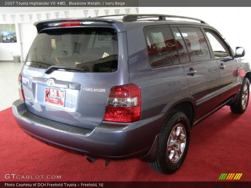 Bluestone Metallic / Ivory Beige 2007 Toyota Highlander V6 4WD