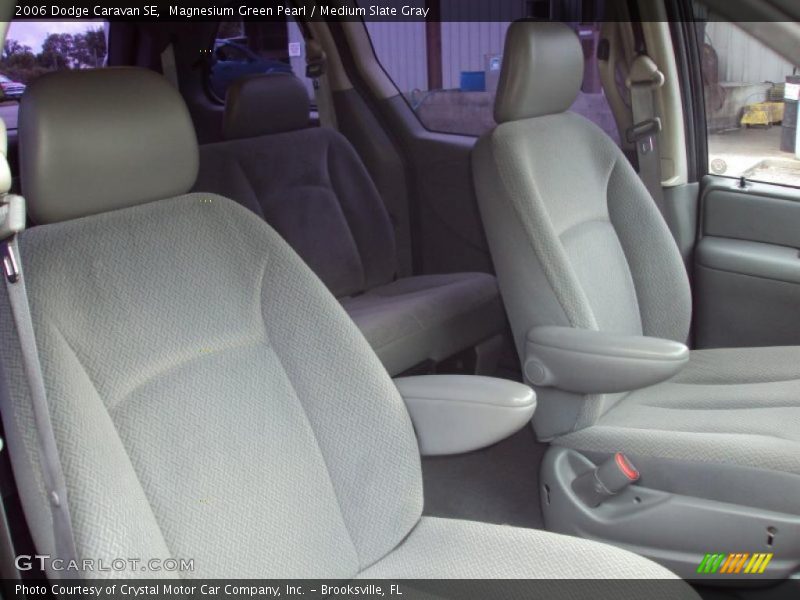 Magnesium Green Pearl / Medium Slate Gray 2006 Dodge Caravan SE