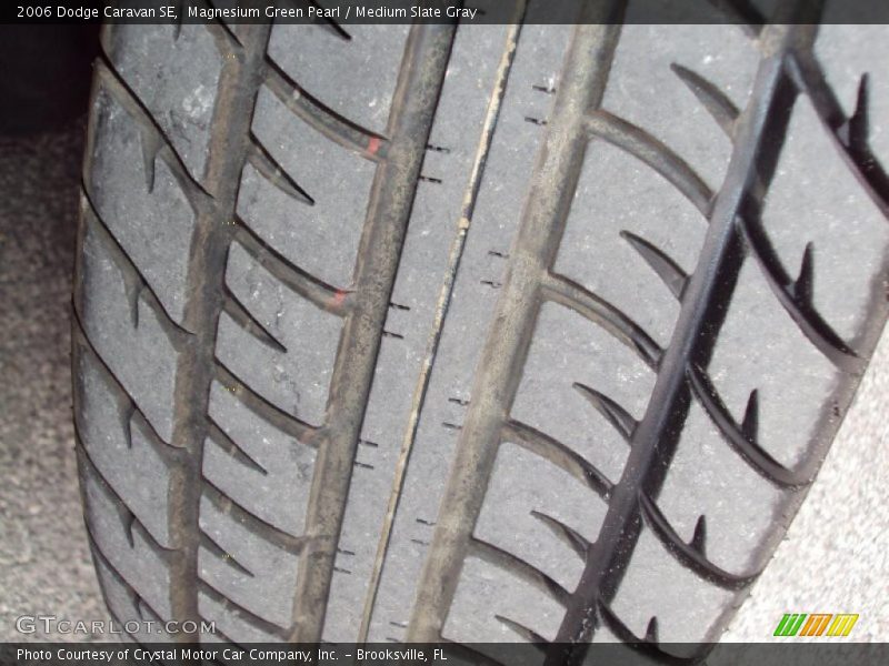 Magnesium Green Pearl / Medium Slate Gray 2006 Dodge Caravan SE