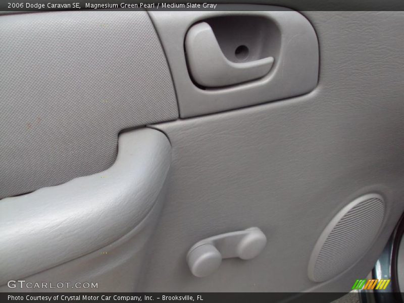 Magnesium Green Pearl / Medium Slate Gray 2006 Dodge Caravan SE