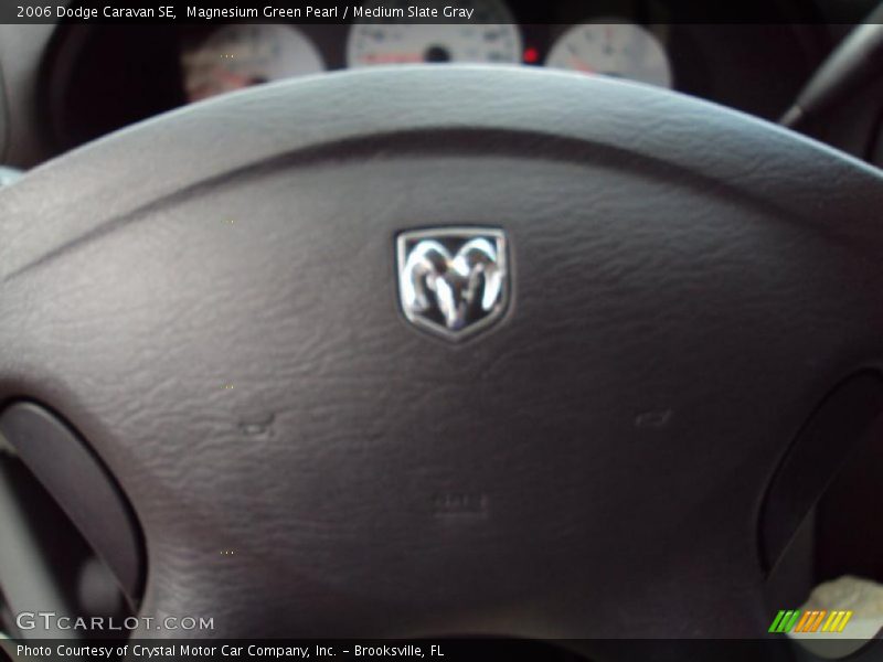 Magnesium Green Pearl / Medium Slate Gray 2006 Dodge Caravan SE