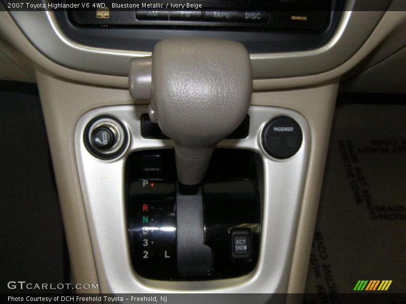 Bluestone Metallic / Ivory Beige 2007 Toyota Highlander V6 4WD