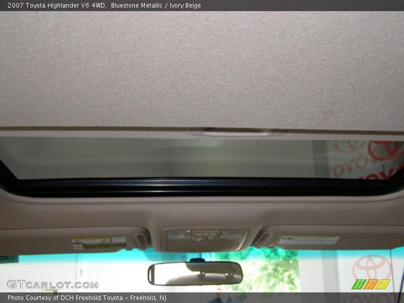 Bluestone Metallic / Ivory Beige 2007 Toyota Highlander V6 4WD