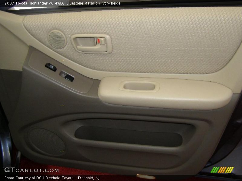 Bluestone Metallic / Ivory Beige 2007 Toyota Highlander V6 4WD