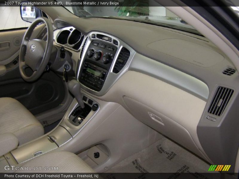 Bluestone Metallic / Ivory Beige 2007 Toyota Highlander V6 4WD